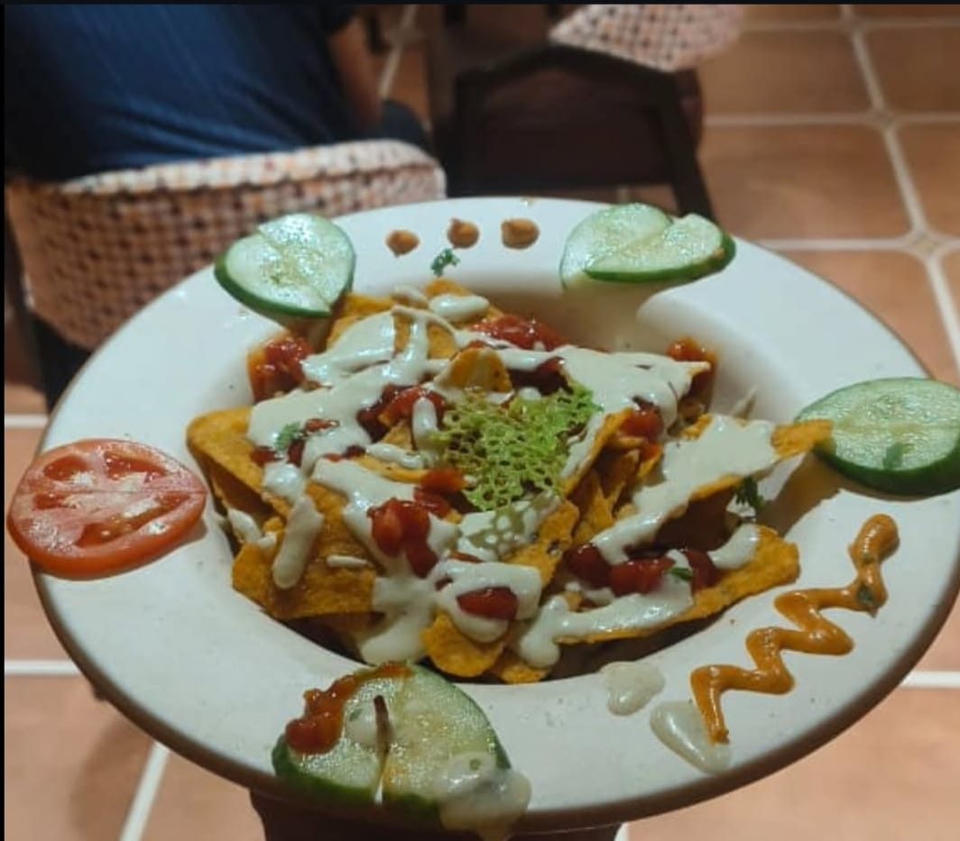 Veg nachos at The Cosmo Kota