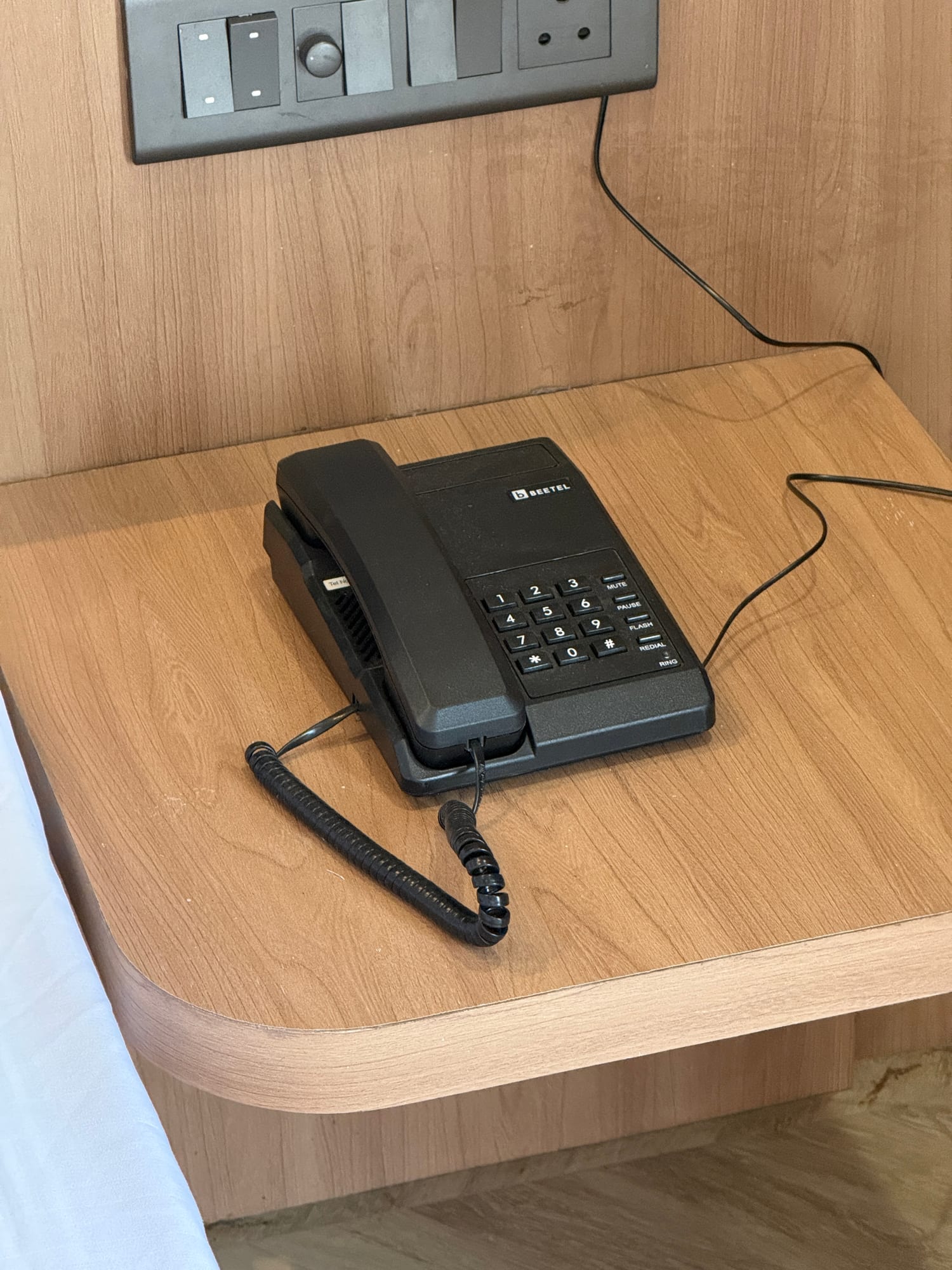 In-room telephone for service at The Cosmo