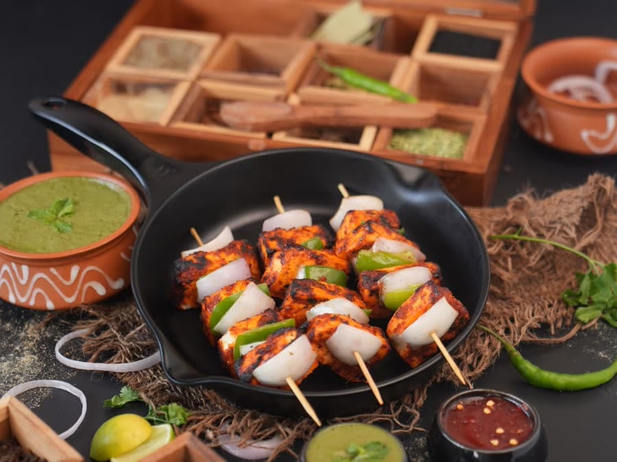 BBQ And Sesame Paneer