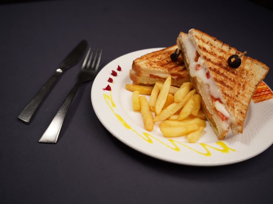 Creamy Potato Cheese Delight Sandwich