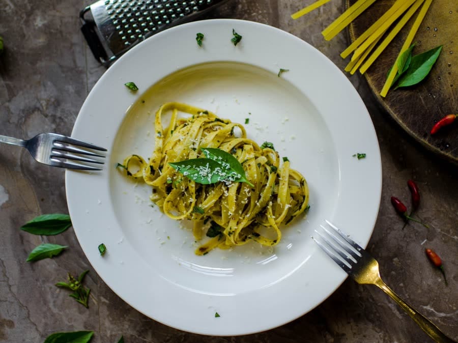 Pesto With Sun Dried Tomatoes Pasta