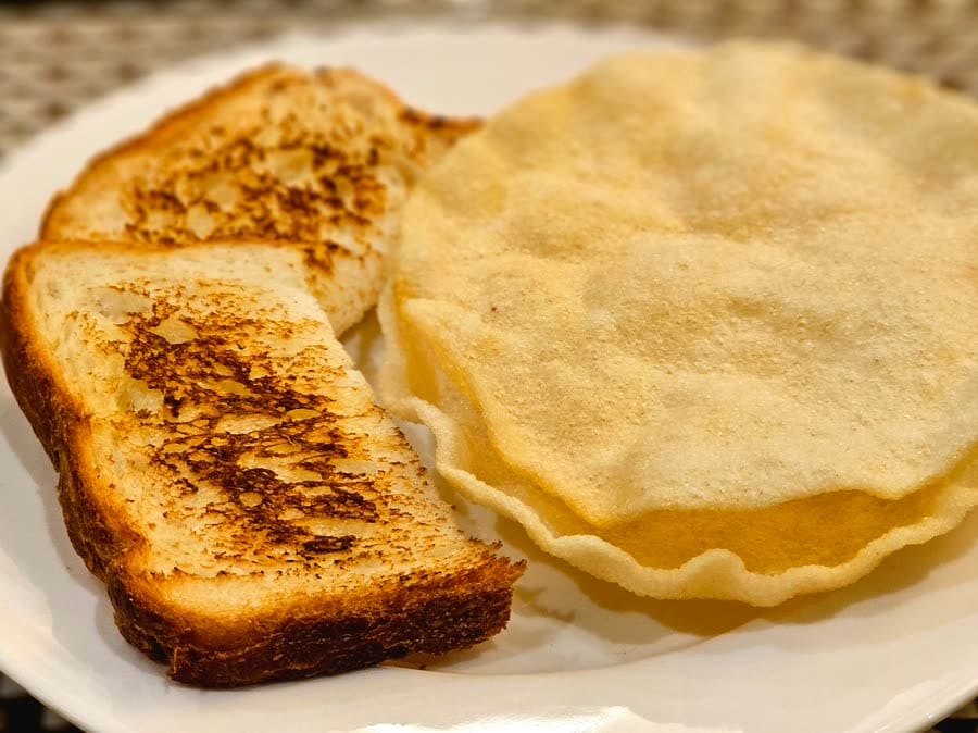 Roasted Papad (Plain / Masala)