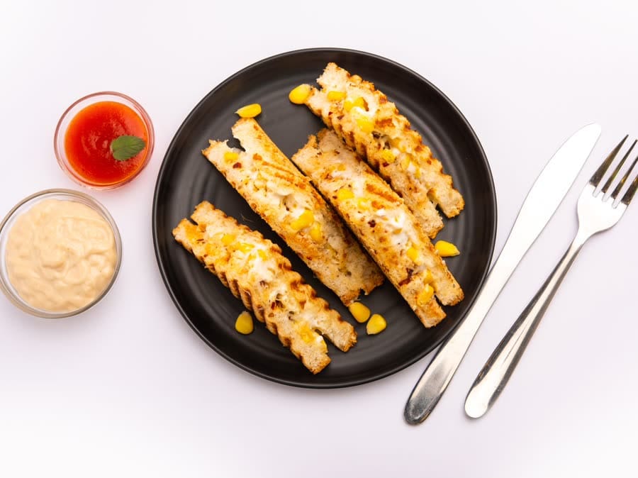 Spiced Paneer Grill Sandwich