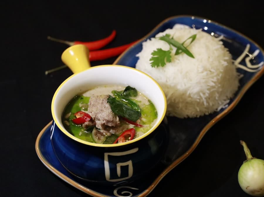 Thai Curry With Jasmine Rice (Red / Green)
