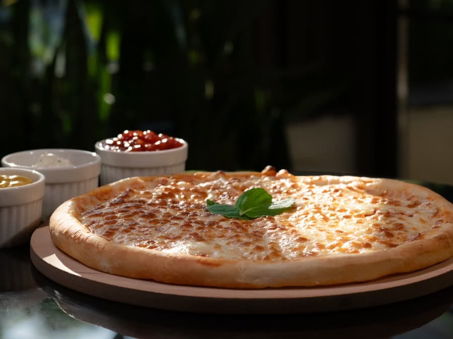 Wild Mushroom And Paprika (White Pizza)